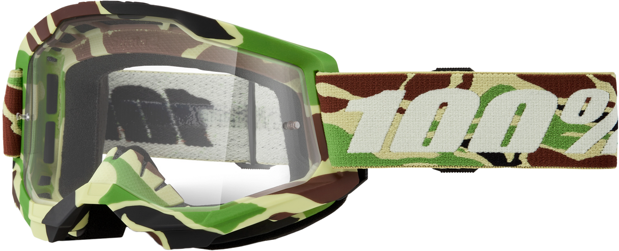 Strata 2 Goggle War Camo Clear Lens