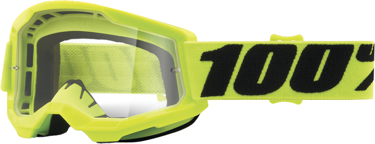 Strata 2 Junior Goggle Fluo Yellow Clear Lens