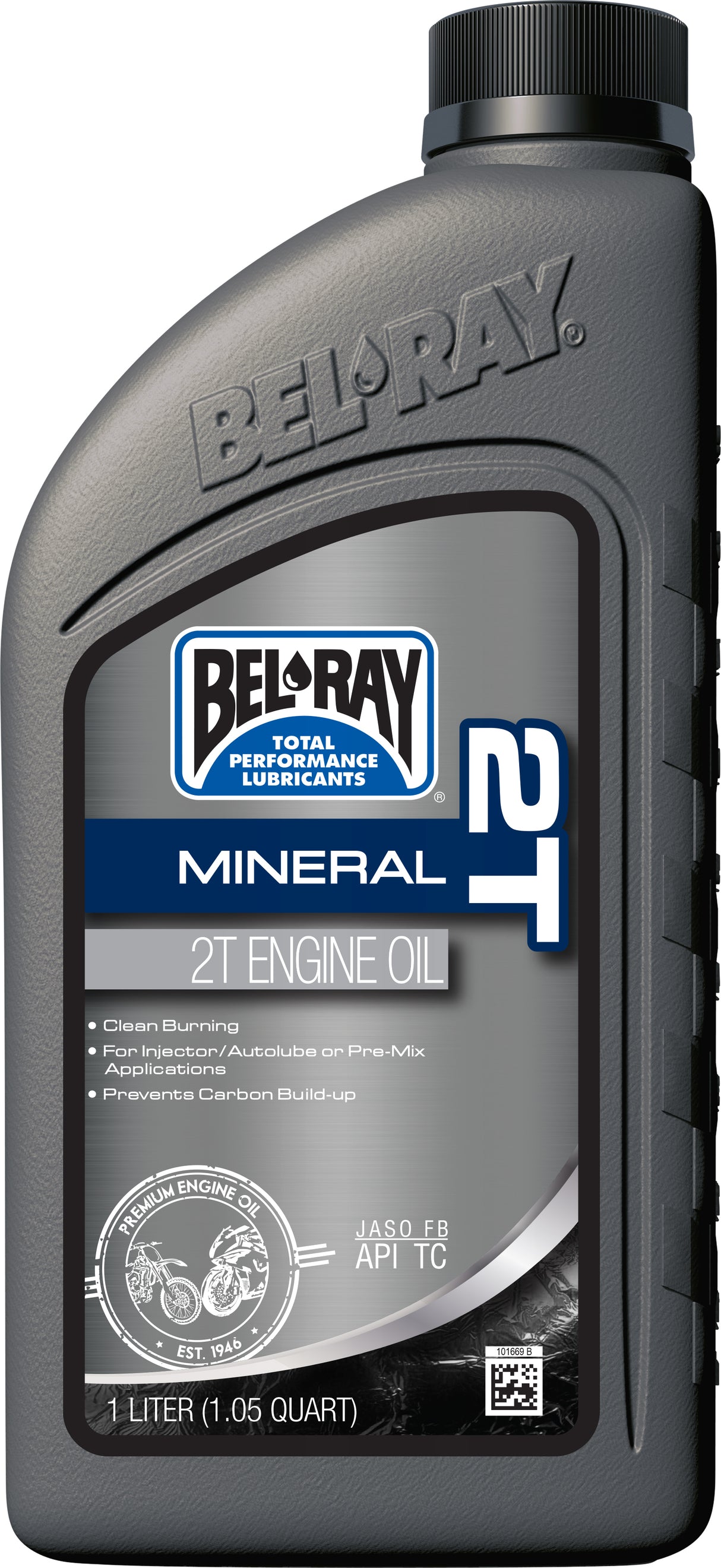 2T Mineral Engine Oil 1 Liter (Quart)