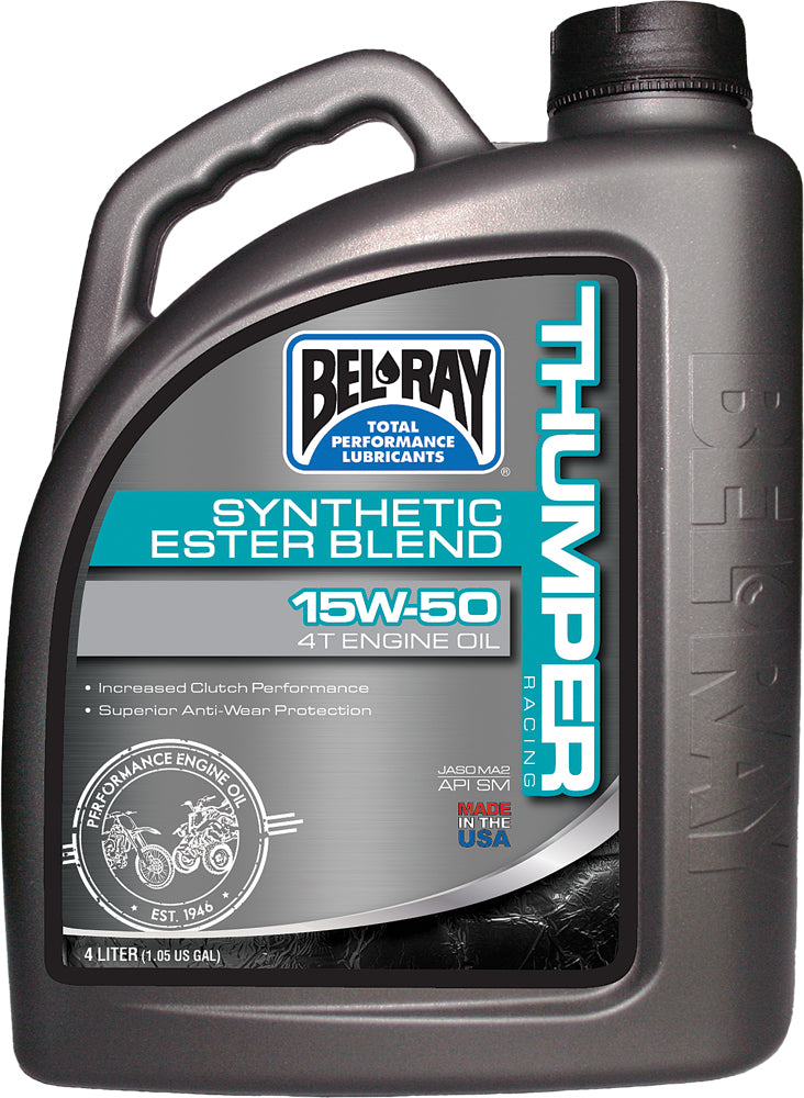 Thumper Synthetic Ester Blend 4t Engine Oil 15w50 4L (Gallon)