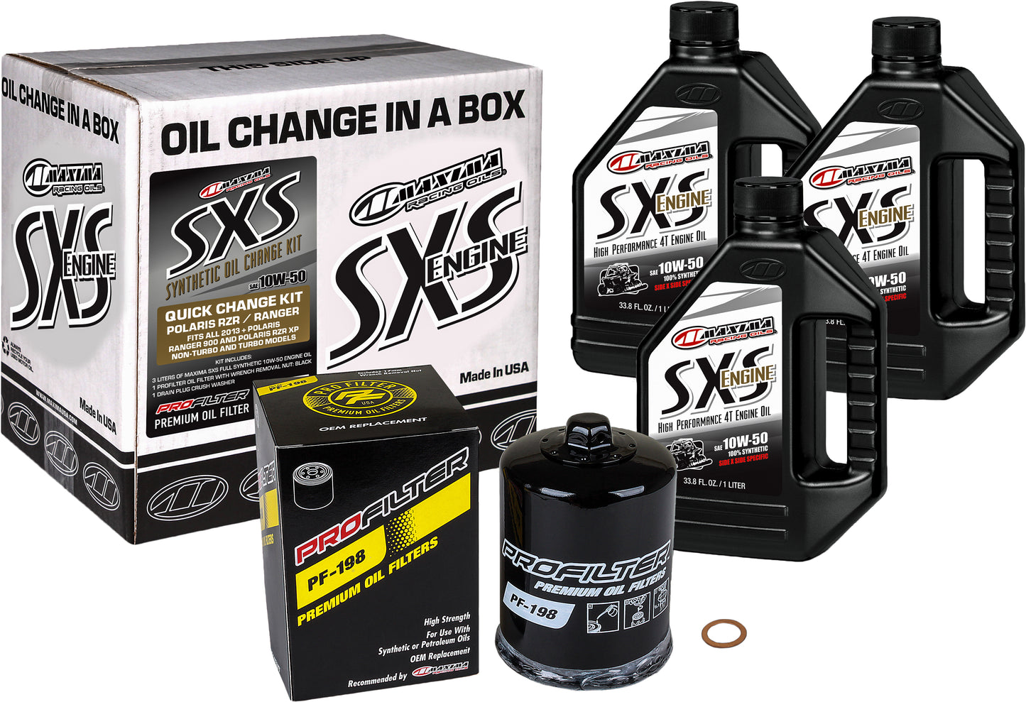 Oil Change Kit 10w50 With Oil Filter Polaris