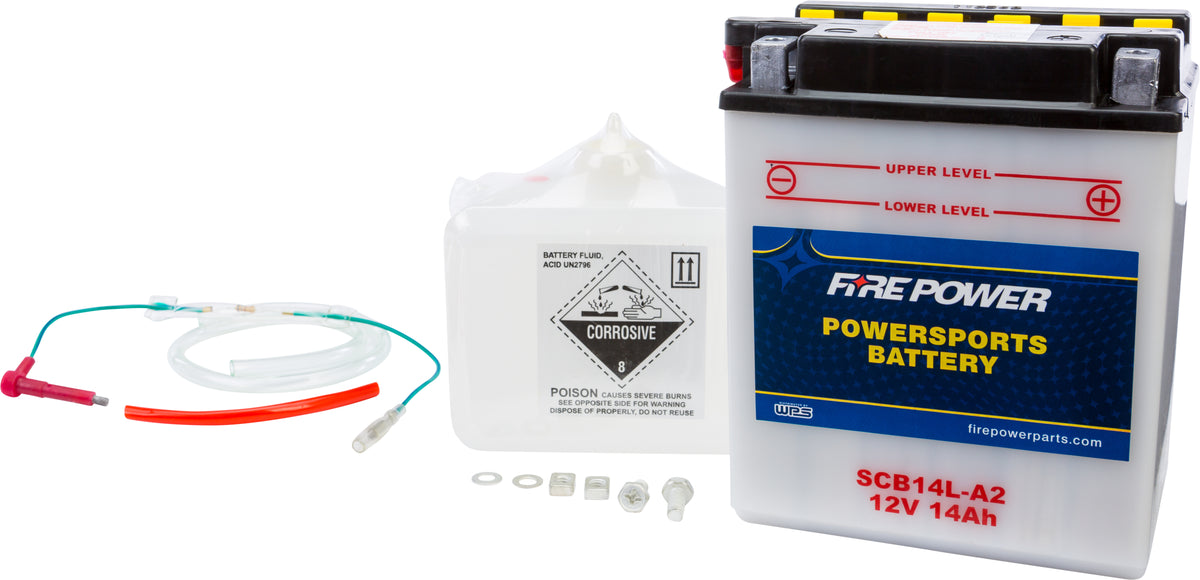 Battery W/Acid SCB14L-A2 W/Sensor