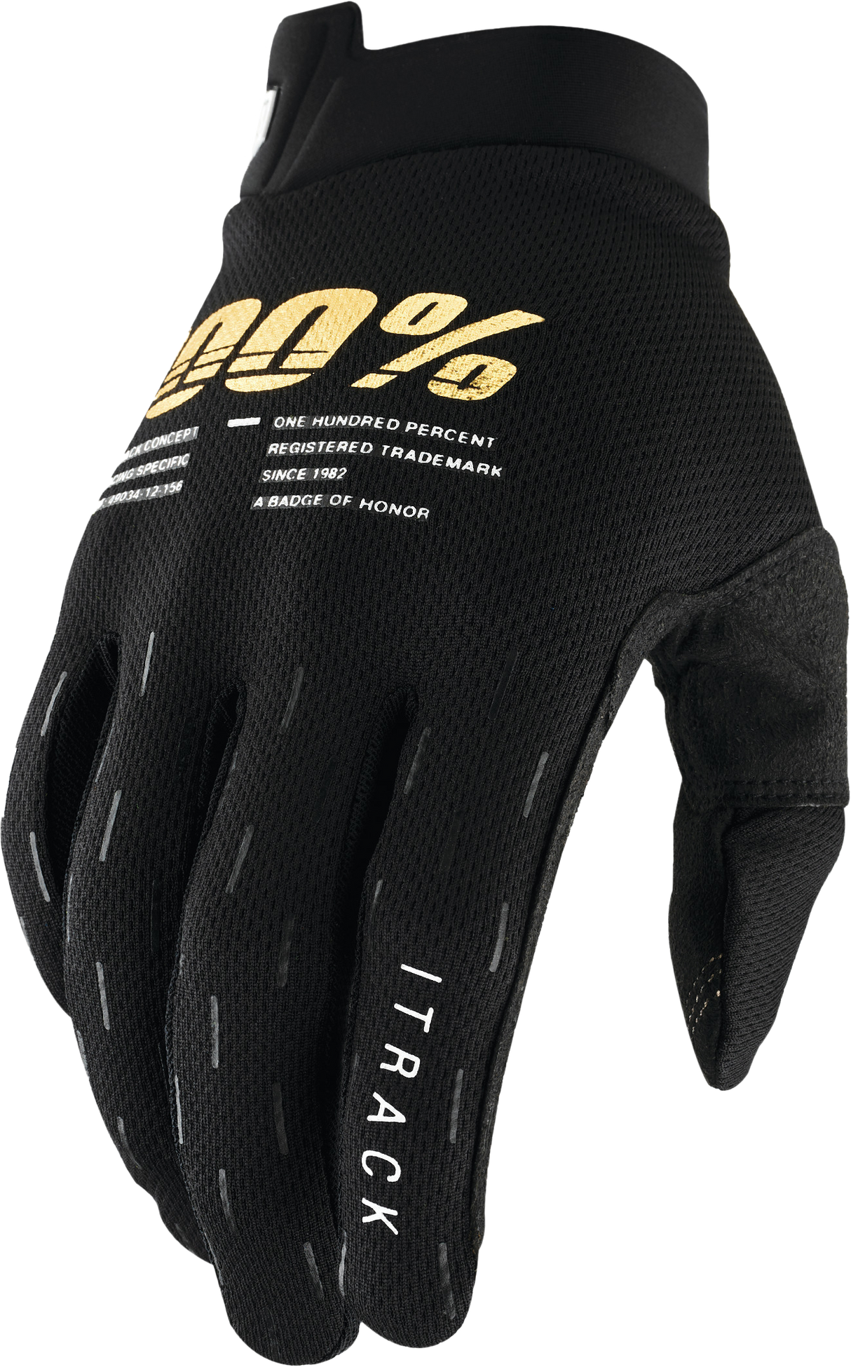 Itrack Youth Gloves Black Md