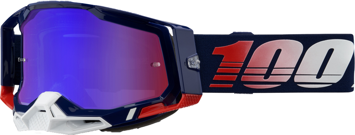 Racecraft 2 Goggle Republic Mirror Red/Blue Lens