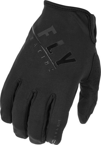 Windproof Gloves Black Sz 10