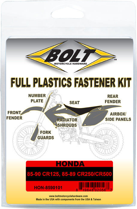 Full Plastic Fastener Hon