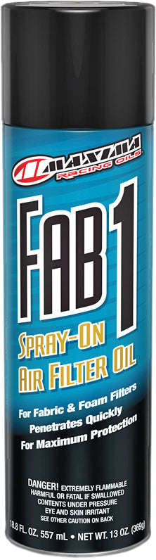 Fab 1 Spray On Air Filter Oil 13oz