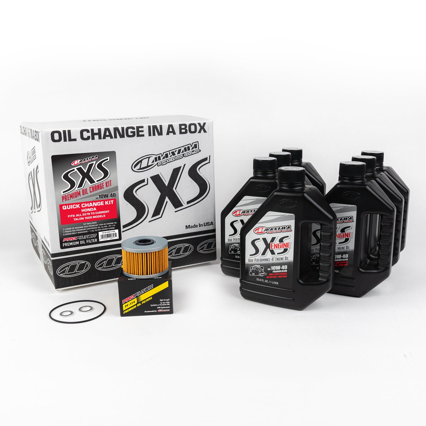 Oil Change Kit 10w40 With Oil Filter Honda Talon