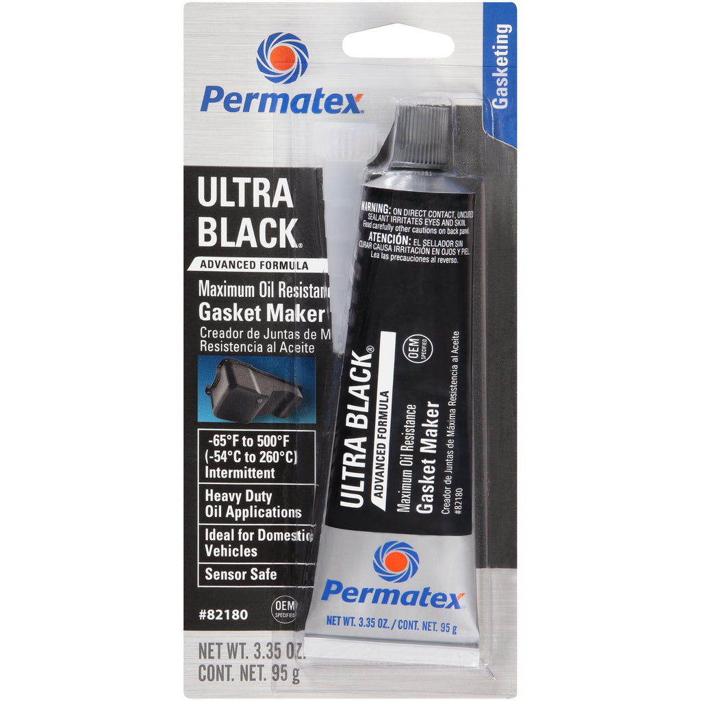 Ultra Black Hi Temp Rtv Silicone Gasket Maker 3.35 Oz