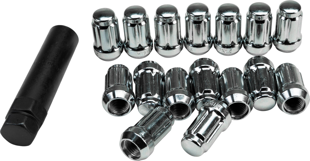 12mmx1.50 Lock Style Lug Nuts W/Key 16/Pk