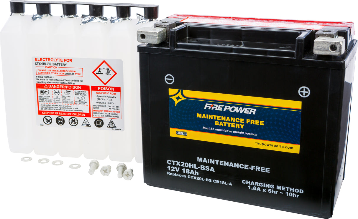 Battery YTX20HL-BS Maintenance Free