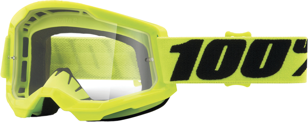 Strata 2 Goggle Fluo Yellow Clear Lens