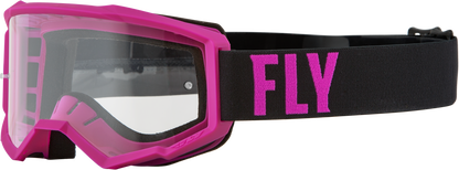 Focus Goggle Pink/Black W/ Clear Lens