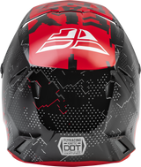 Youth Kinetic Scan Helmet Black/Red Ys