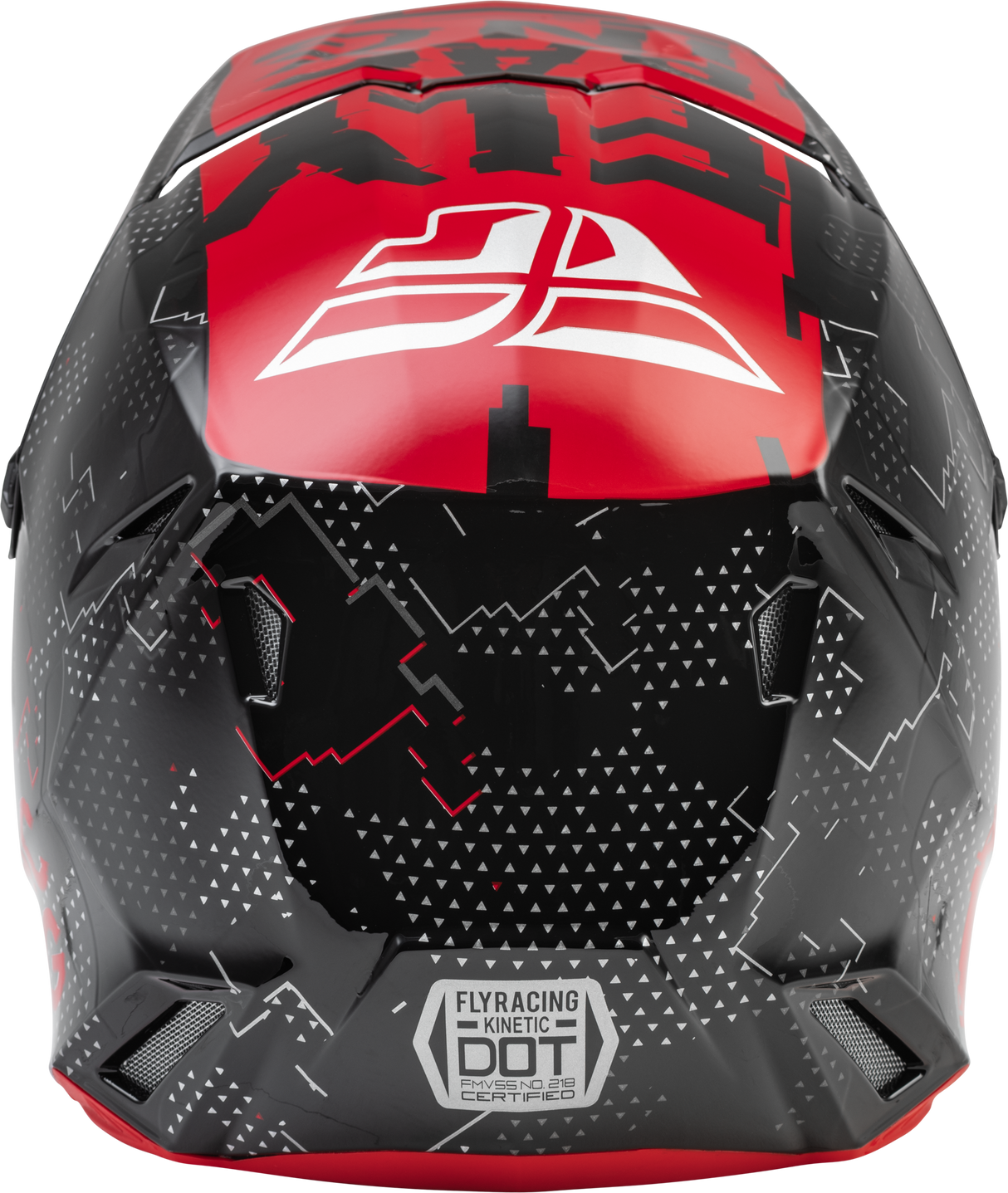 Youth Kinetic Scan Helmet Black/Red Yl